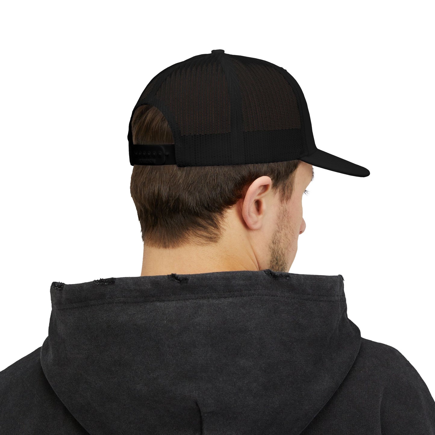 Block Logo Trucker Hat (Embroidered)