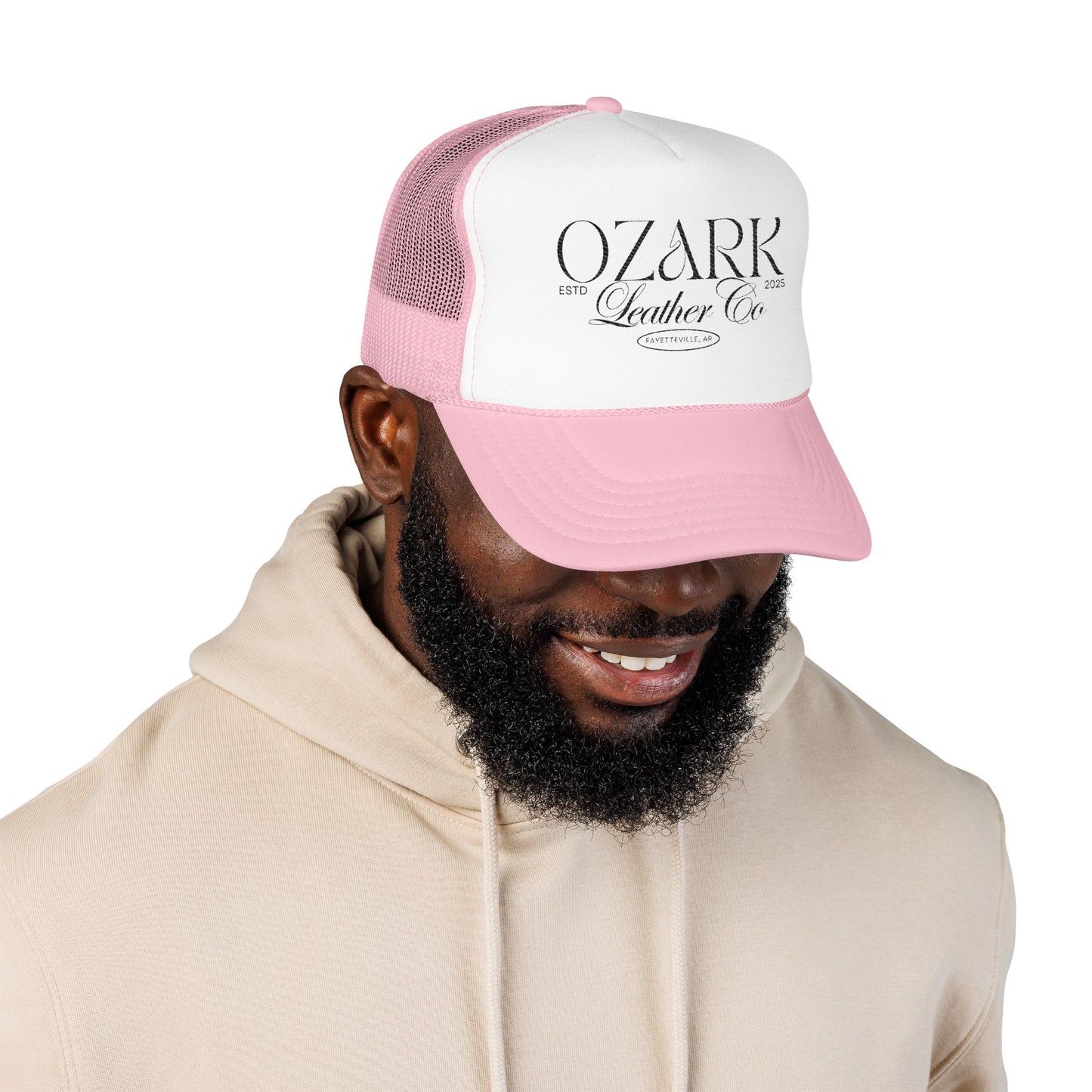 Script Logo Foam Trucker Hat - Embroidered