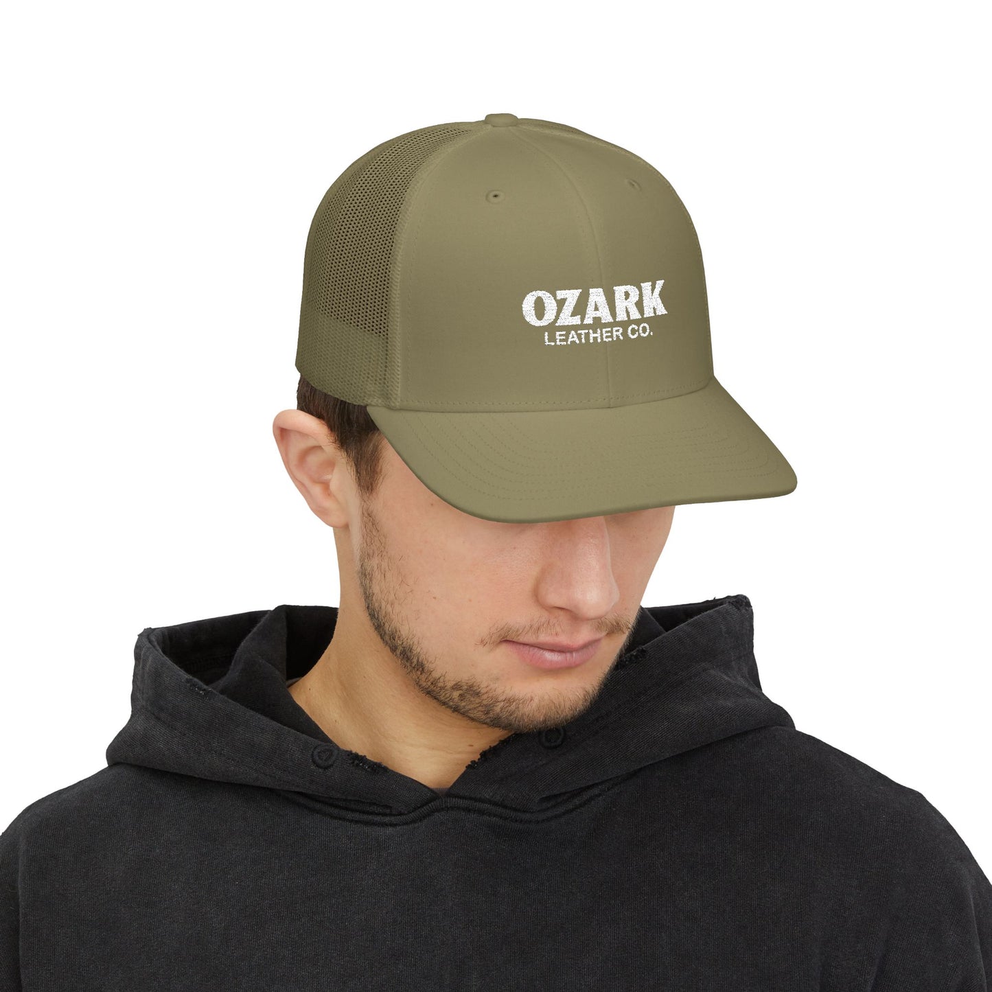 Block Logo Trucker Hat (Embroidered)