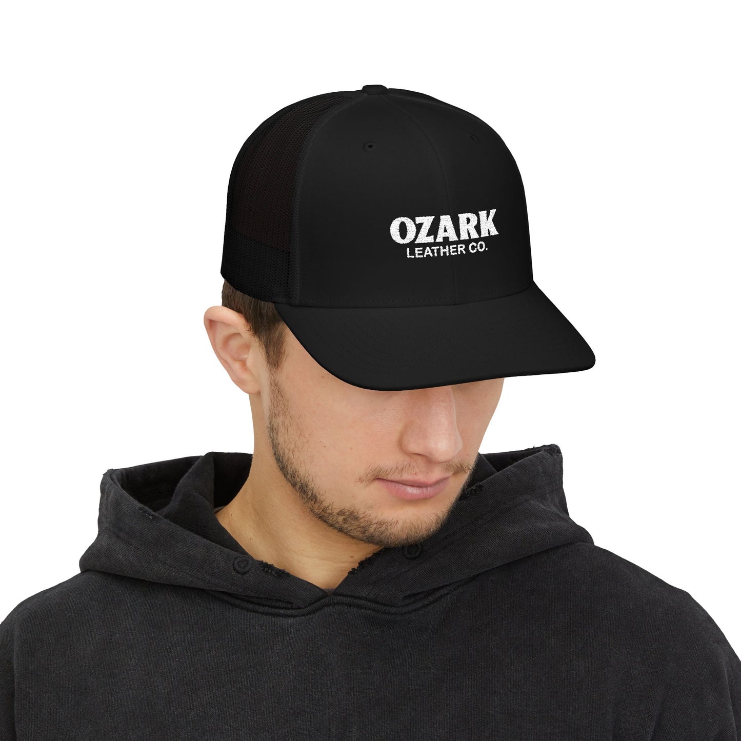 Block Logo Trucker Hat (Embroidered)
